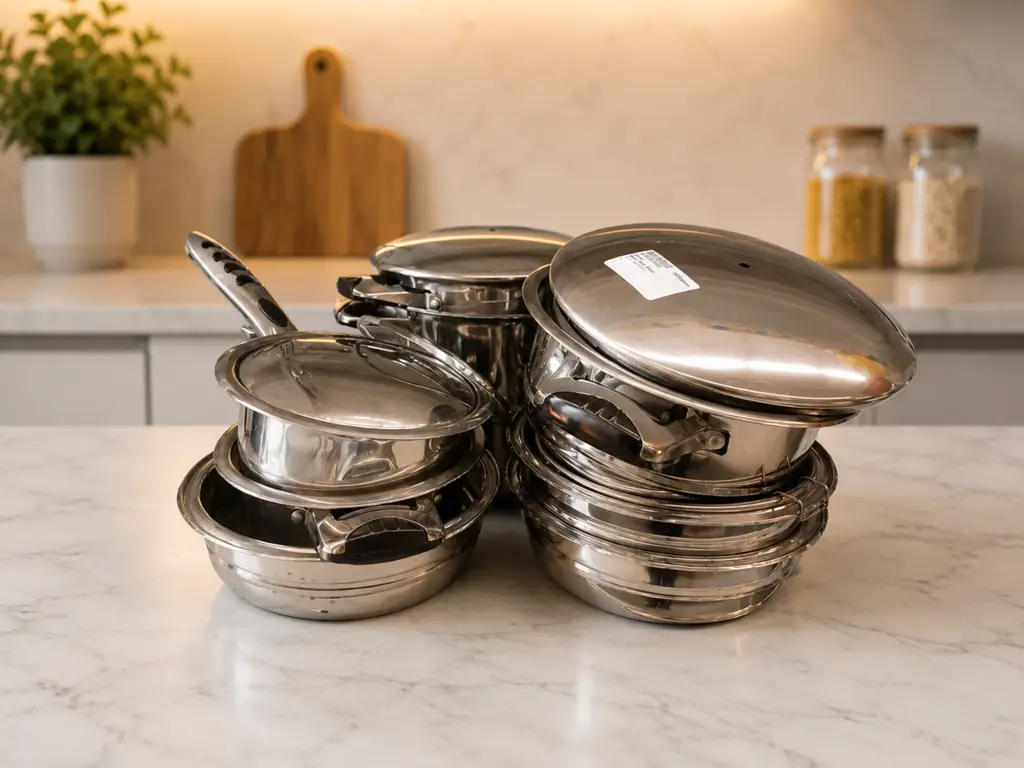 Spb B1240 Stainless Steel Cookware Set