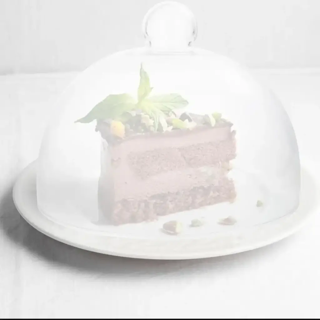 Glass Cake Dome Stand - View 2