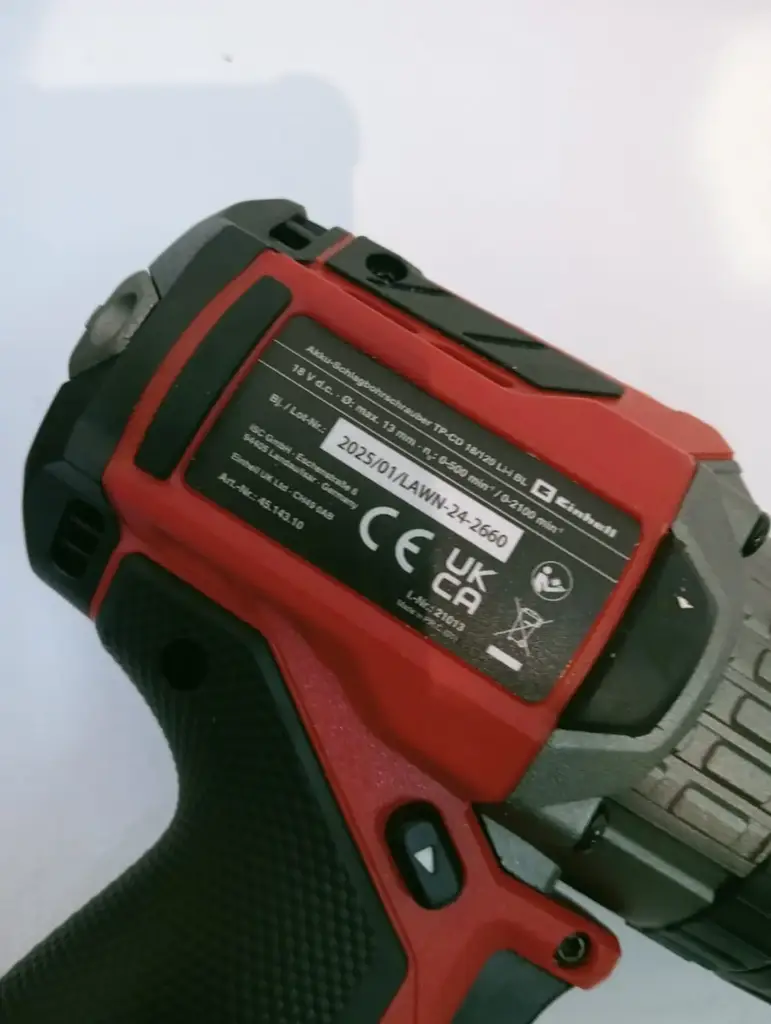 Einhell Tp-Cd 18/120 Li-I Bl Heavy-Duty 18V Cordless Impact Drill - View 2
