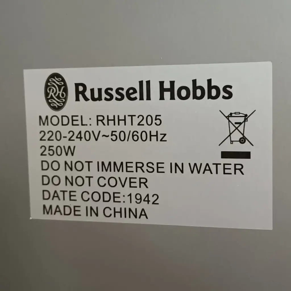 Russell Hobbs Glass Hot Tray (RHHT205) - View 2