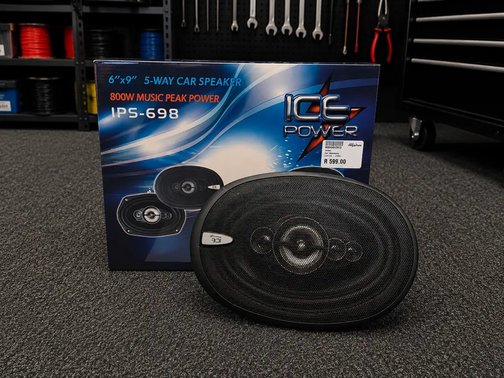 Ice Power Ips-698 6"X9" 5-Way Car Speakers
