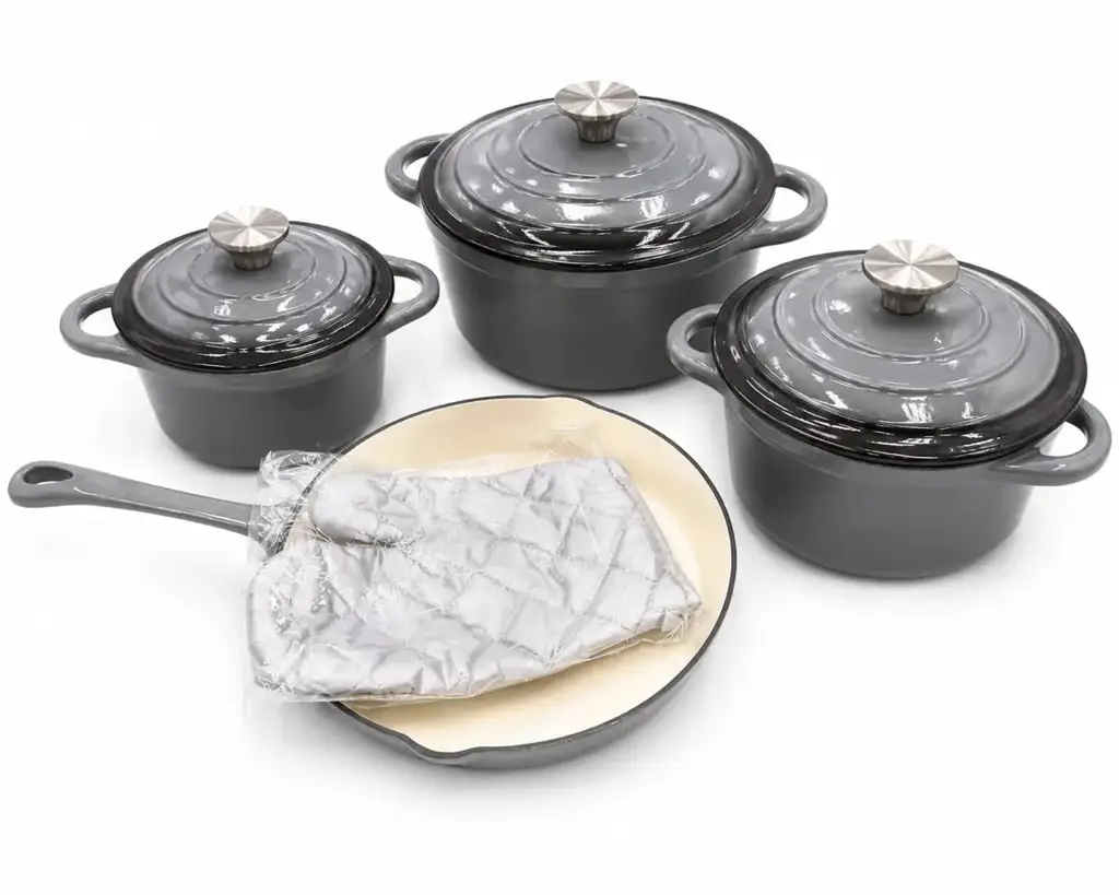 7-Piece Cast Iron Cookware Set - View 2