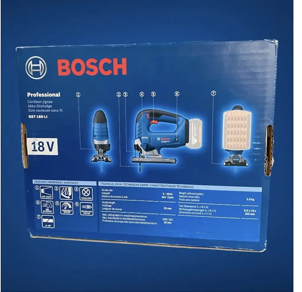 Bosch Professional Cordless Jigsaw Gst 185-L1 - View 2