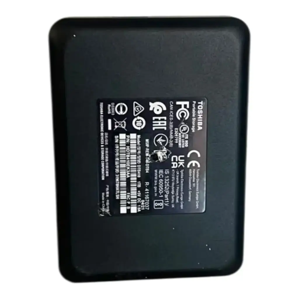 Toshiba 1Tb Portable Hard Drive - View 2