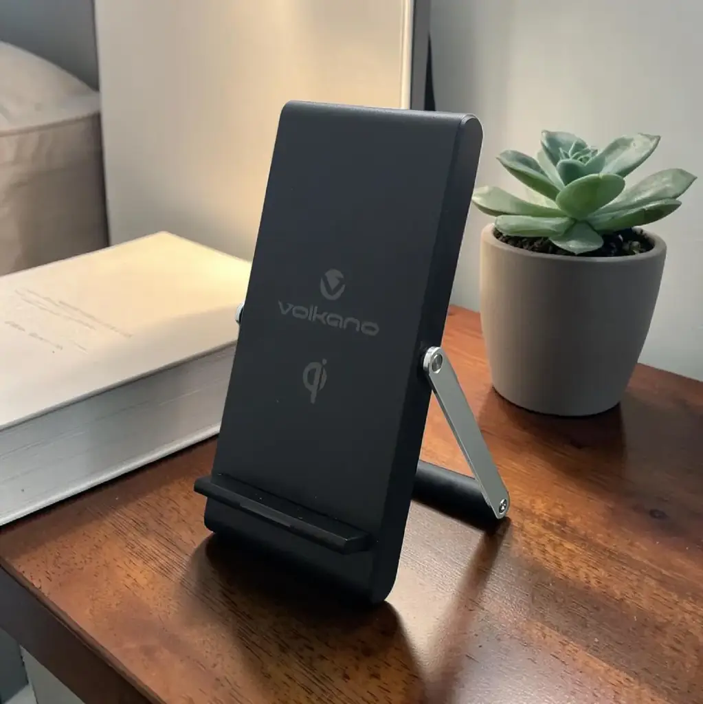 Volcano Pylon Series (Vk-8019-Bk) Wireless Charger & Phone Stand