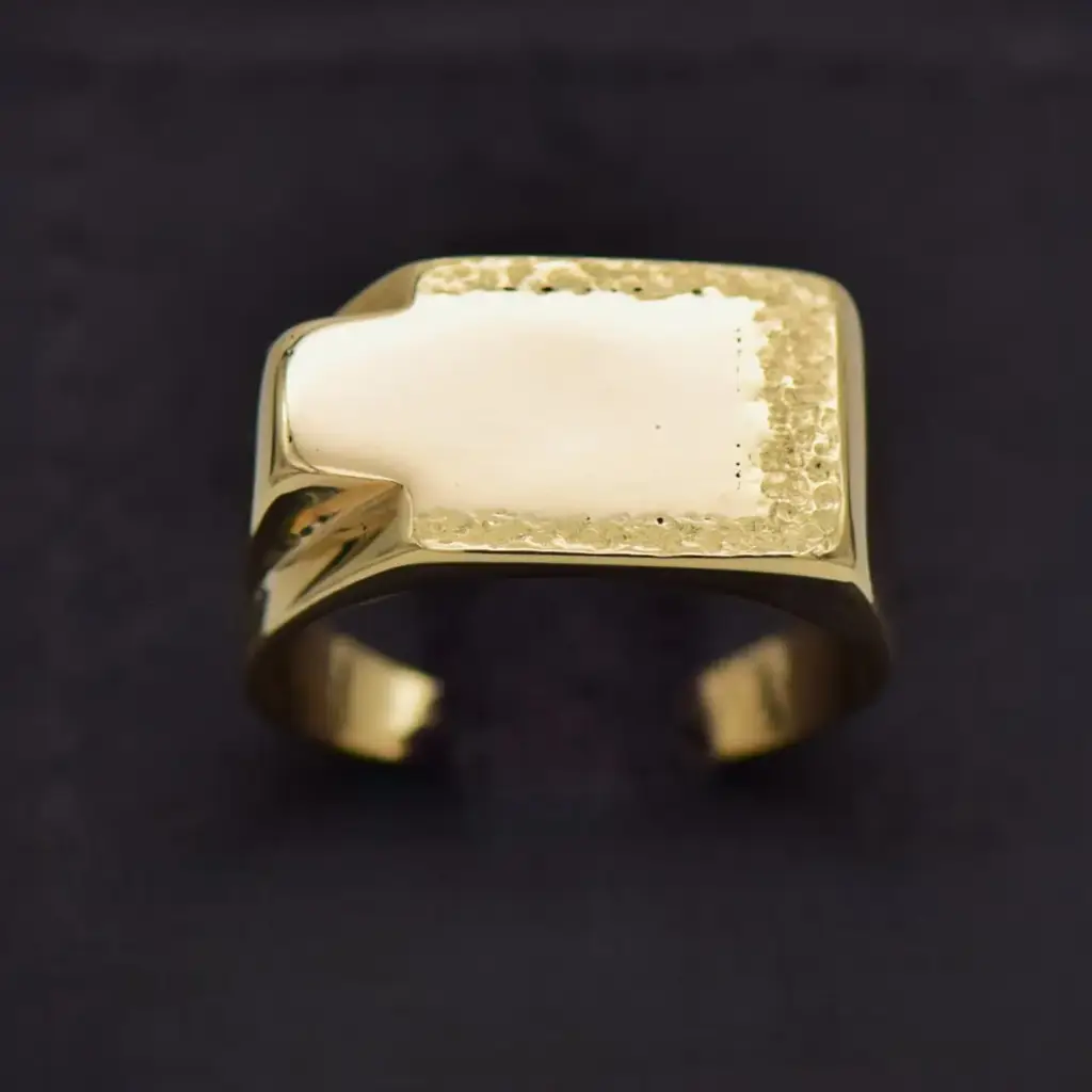 9ct Yellow Gold Men's Ring