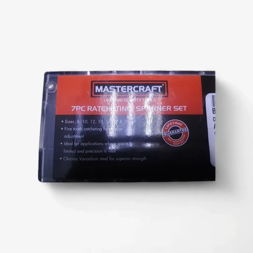 Mastercraft 7Pc Ratcheting Spanner Set - View 2