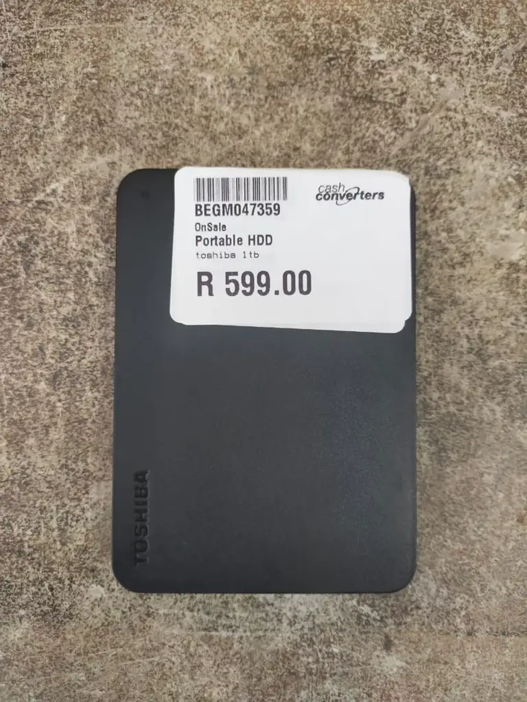 Toshiba 1T Portable Hard Drive