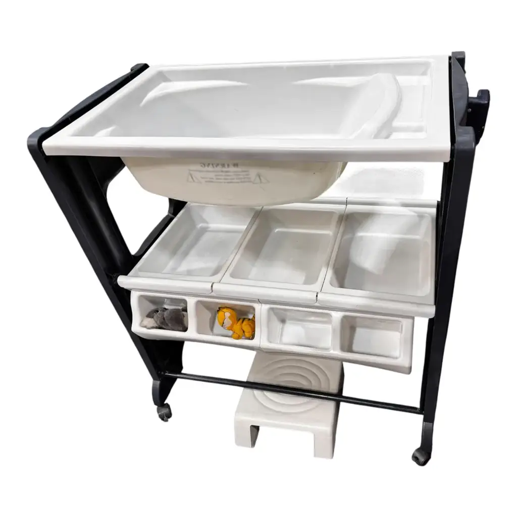 2-In-1 Baby Bath Unit And Changing Station