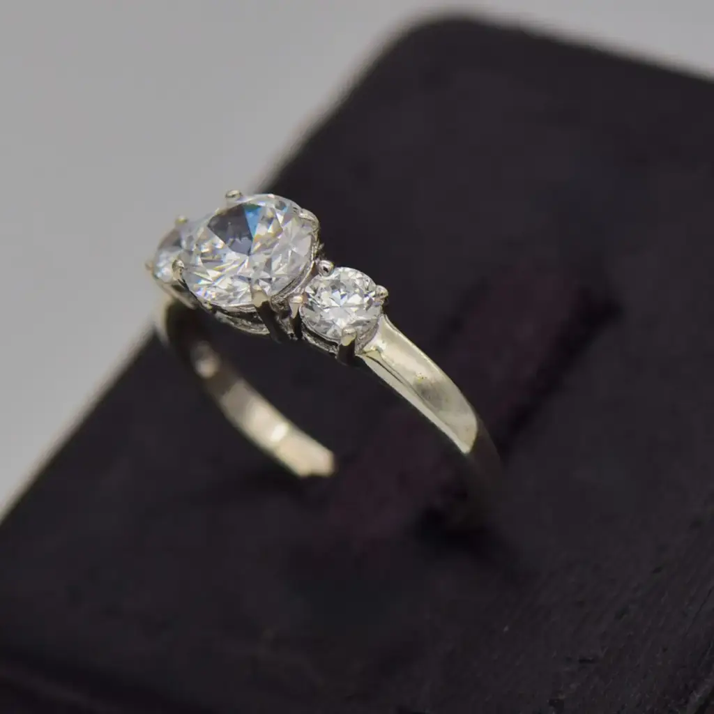 Silver-925 Engagement Ring - View 3