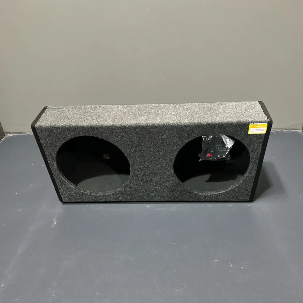 12 Dbl Angled Side Empty Speaker Box - View 3
