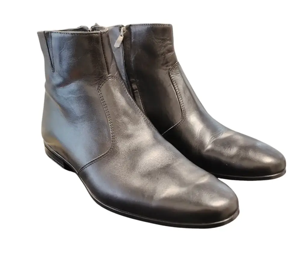Socrati Men's Leather Ankle Boots Size 41 - View 3