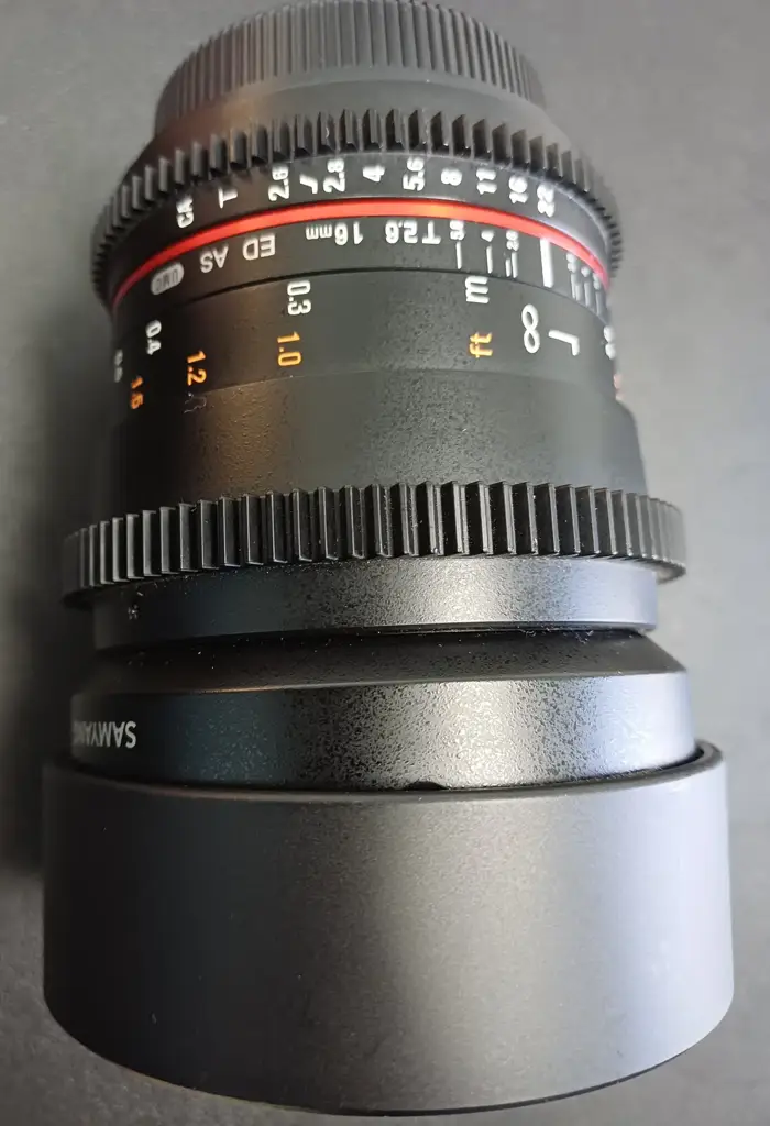 Samyang 16mm T1.5 Ed As Umc Ii Camera Lens - View 3