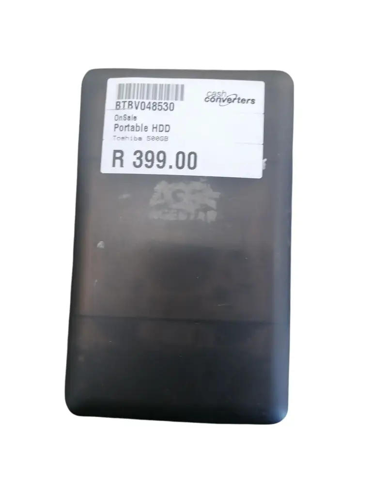 Toshiba 500Gb Portable Hdd