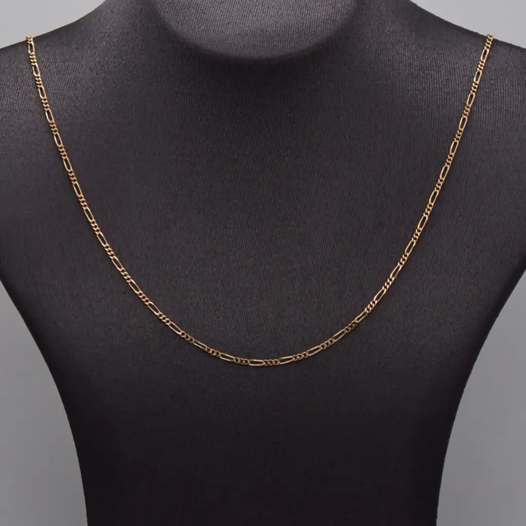 9ct Yellow Gold Chain Figaro - Link