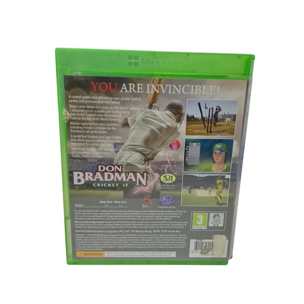 Xbox One Don Bradman Cricket 17 - View 3