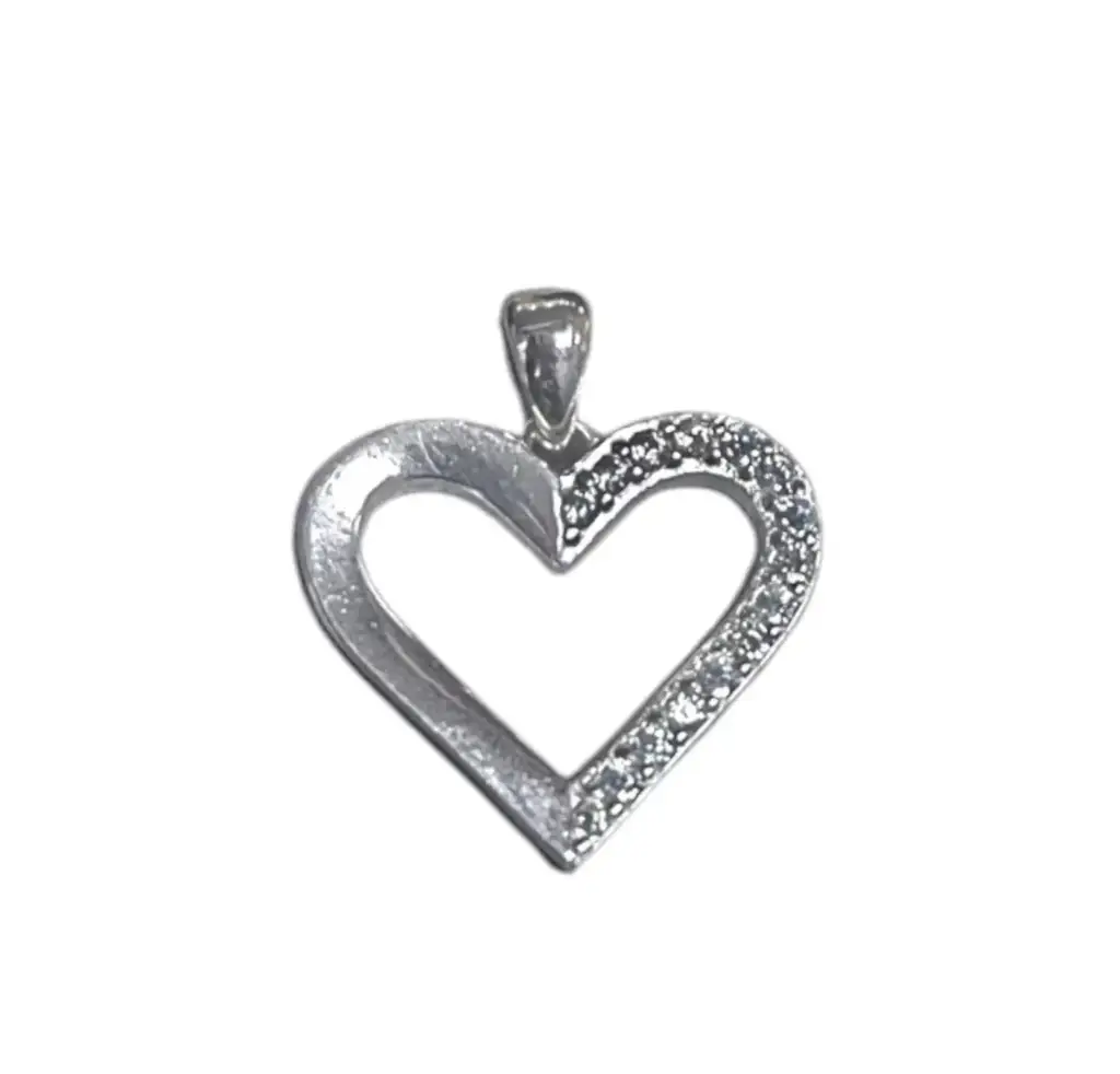 925 Sterling Silver Heart Pendant