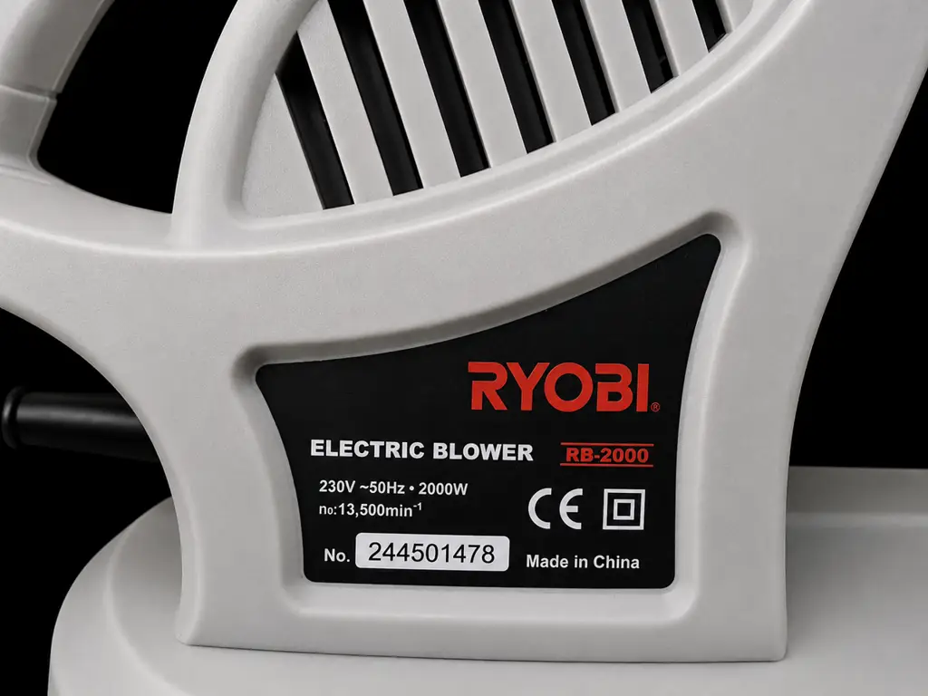 Ryobi Rb-2000 Electric Blower | 2000W Garden Leaf Blower - View 3