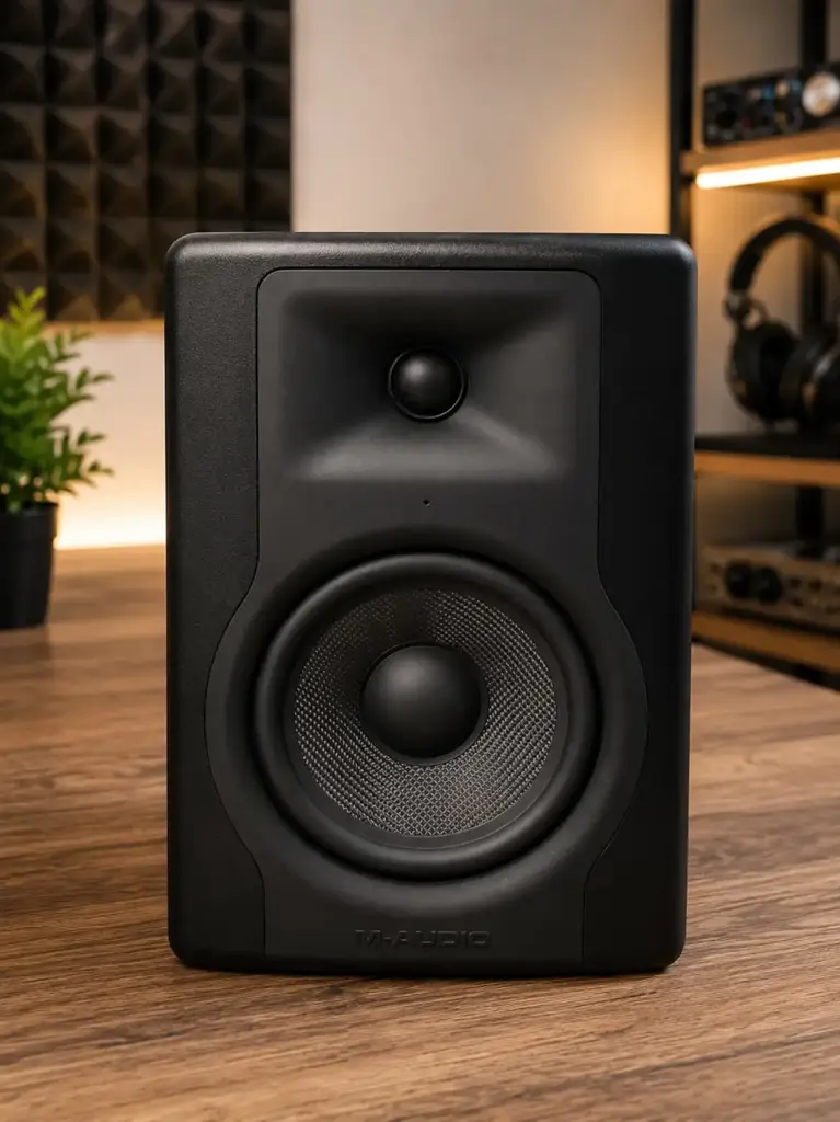 M-Audio Bx5 D3 Active Studio Monitor Speaker – Professional 100W Bi-Amplified Monitor - View 3