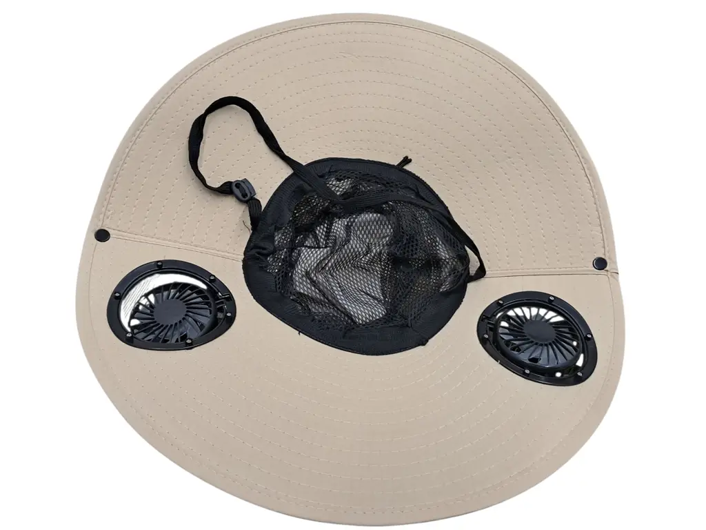 Solar Fan Hat - View 3