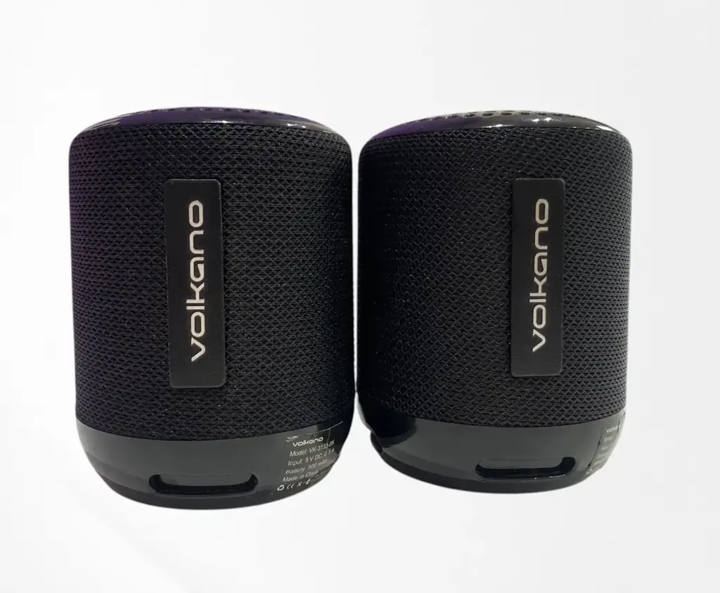 Volkano Gemini Series Twin Set True Wireless Bluetooth Speakers (Vk-3133-Bk)