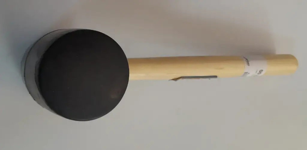 Rubber Mallet Hammer With Wood Handle - View 2
