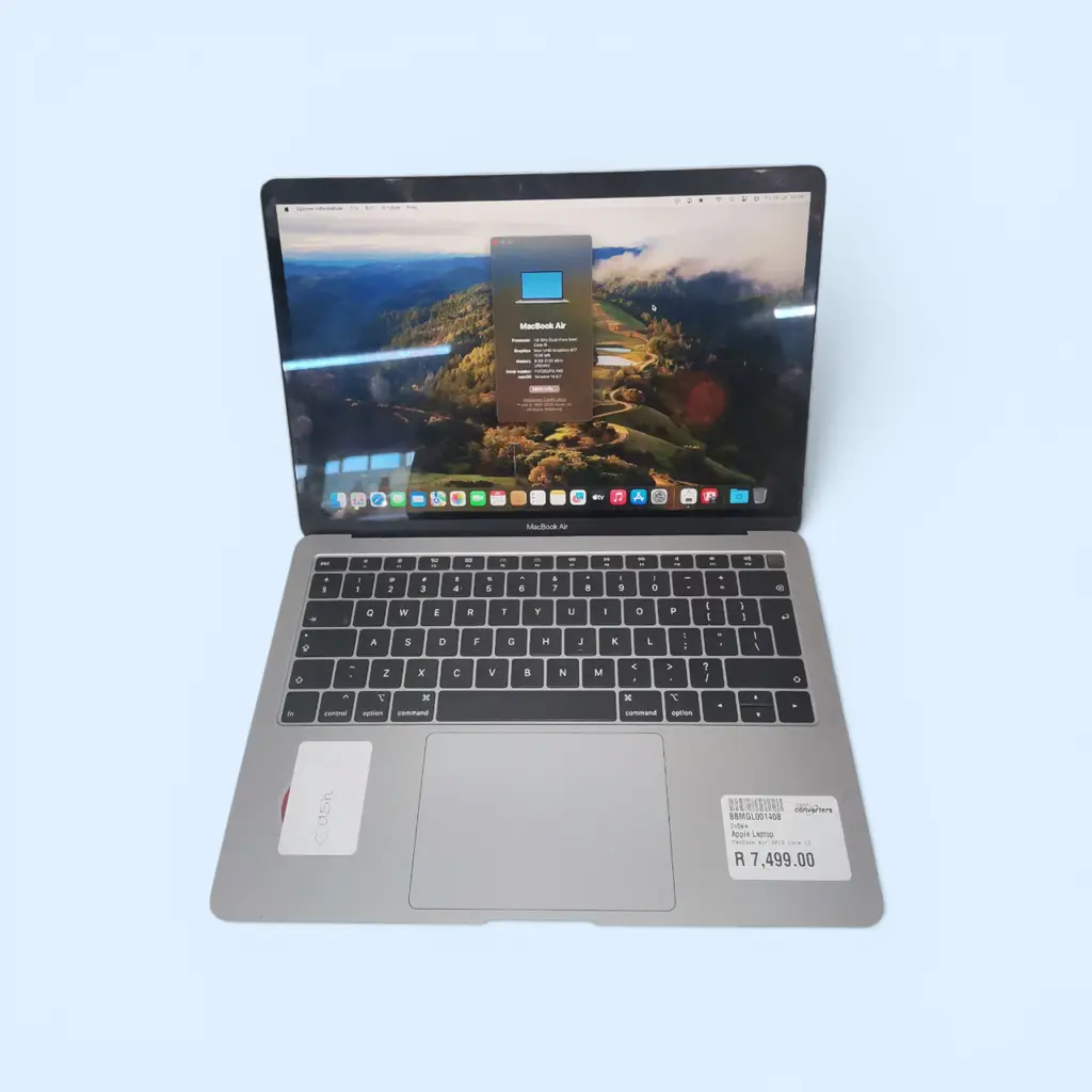 Macbook Air 13Inch 2019 Core I5 Ram 8Gb Laptop