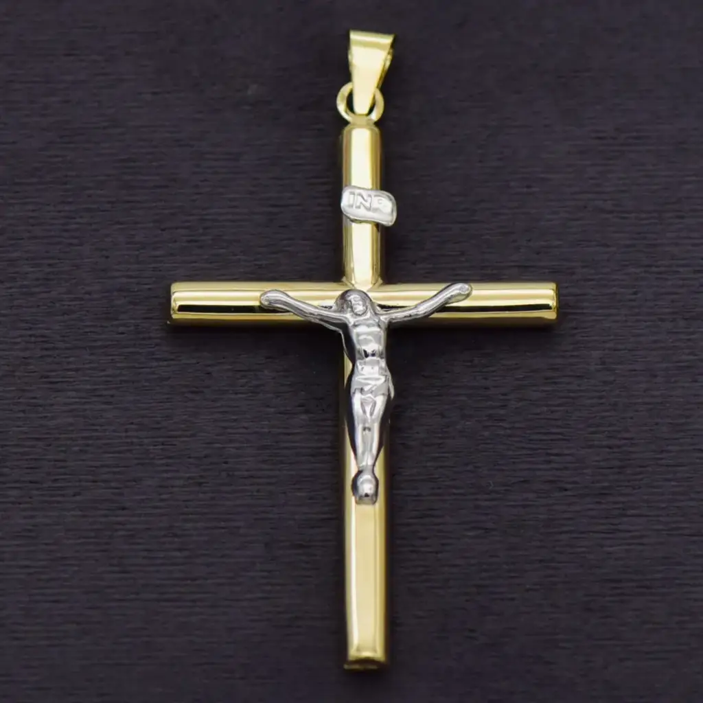 9ct Yellow Gold Cross Pendant