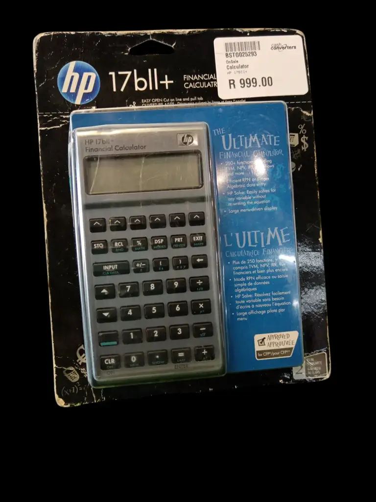 Hp 17Bii+ Financial Calculator F2234a