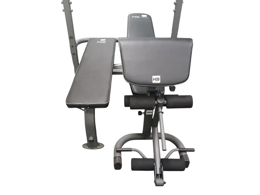 Hs Fitness Weight Set With Barbell - View 2