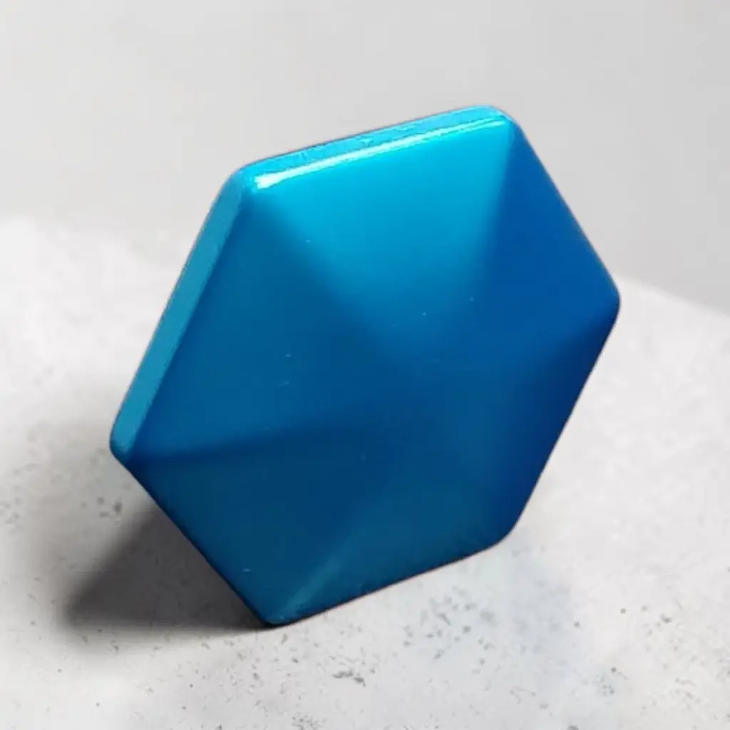 Flipo Flip Hexagon (6-Sided) Kinetic Fidget Toy- Blue