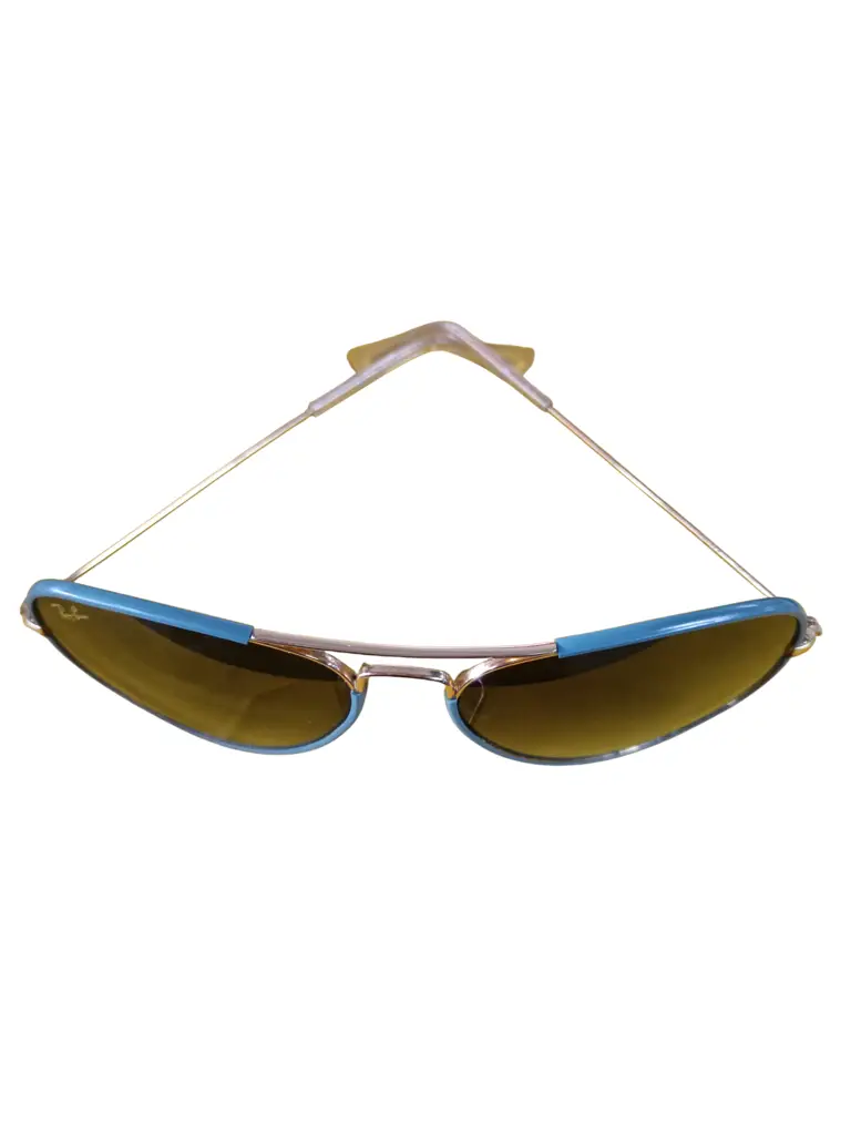 Ray Ban Aviator Sunglasses 58044 Gold Tone With Case - View 2