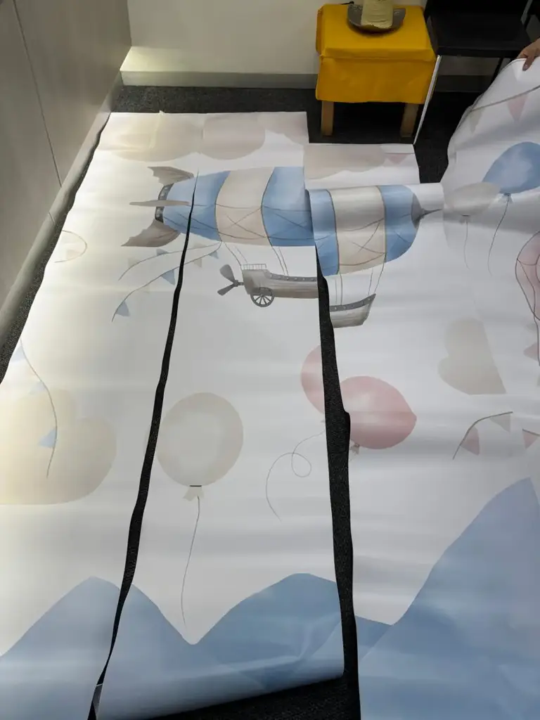 Floating Fun Peel And Stick Wallpaper Mural - View 2
