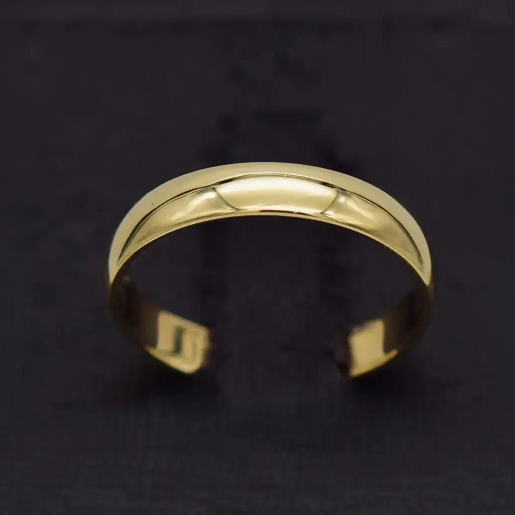 9ct Yellow Gold Wedding Band Plain