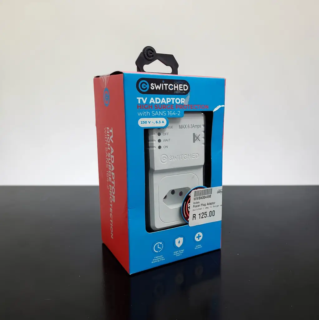 Switched 1-Way Tv High Surge Protection Sans 164-2 Adapter - View 2