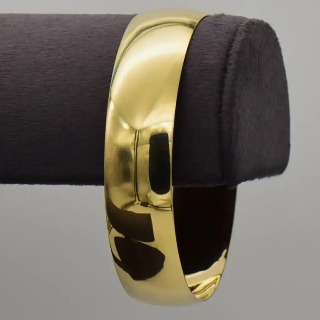 9ct Yellow Gold Bangle Plain