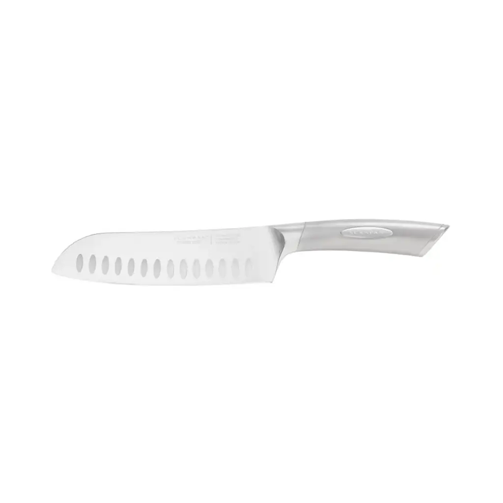 Classic Steel Santoku Knife, 18Cm