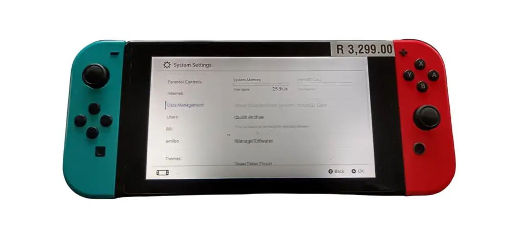 Nintendo Switch Hac-001 Handheld Console