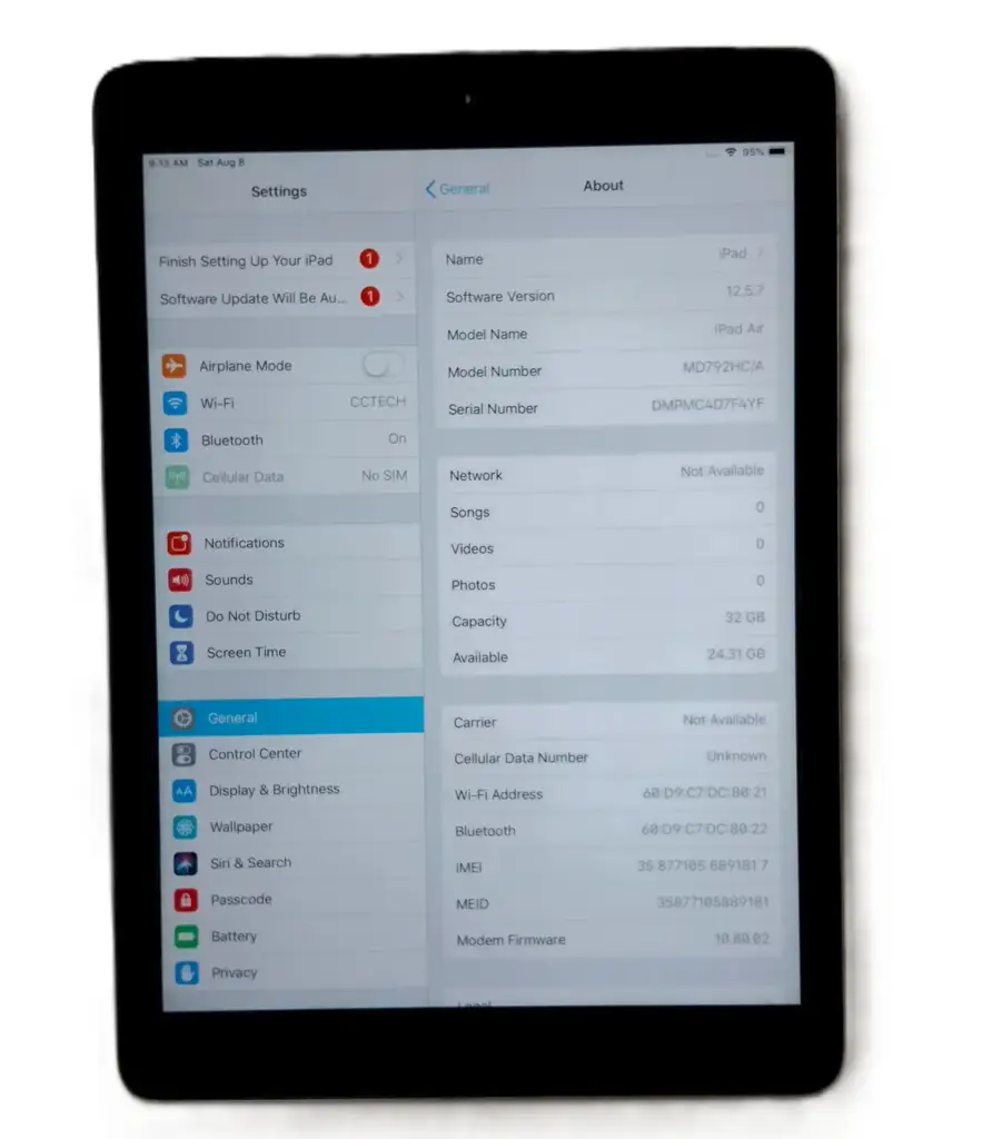 Apple Ipad Air + Cellular - View 3