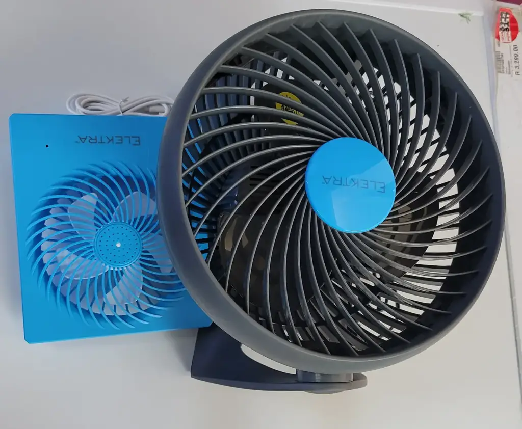Elektra Turbo Color Air Turbo 23Cm Fan Plus Portable Usb Desk Fan