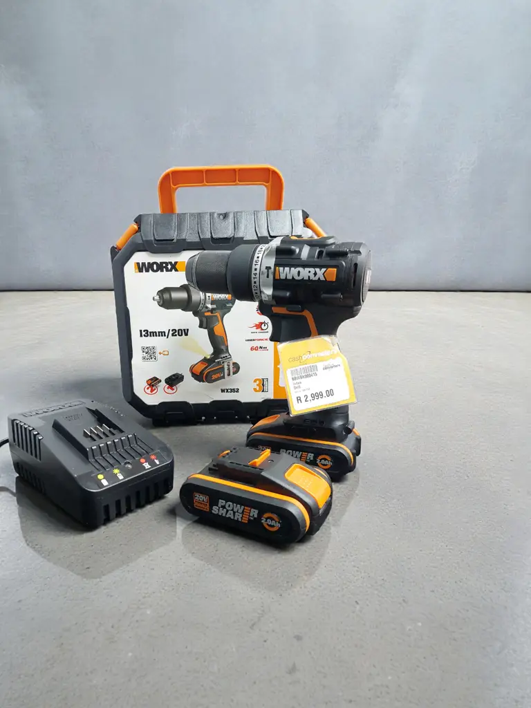 Worx Wx352 20V Brushless Cordless Combi Drill - View 2