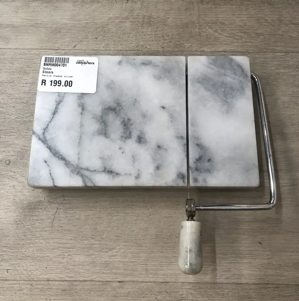 Marble Cheese Slicer With Nonslip Base