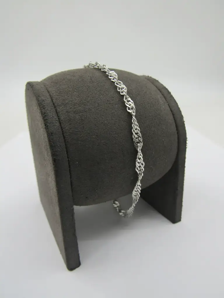 Silver 925 Twirl Bracelet - View 2