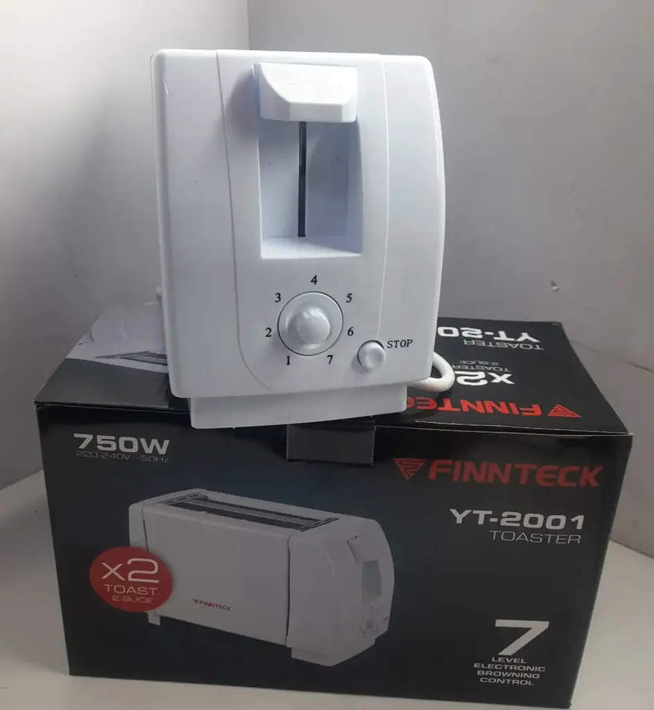 Finnteck Yt-2001 750 W Electric Pop Up Toaster (White) - View 2