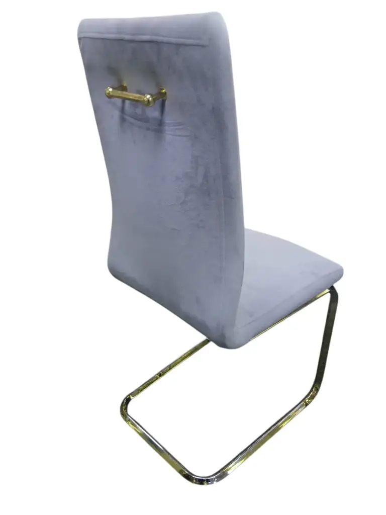 Velvet U-Shaped Dining Chair - View 2