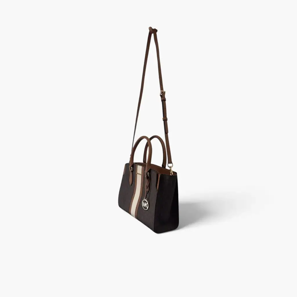 Micheal Kors Becca Medium Satchel Crossbody Bag - View 2