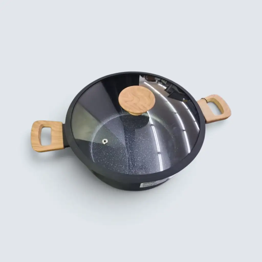 George Mason Black Non-Stick Pot With Lid - View 2