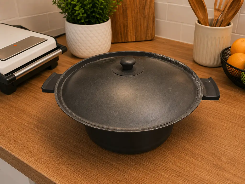 Electric Frying Pan / Electric Skillet With Lid – Second Hand-Has Cosmetic Damage