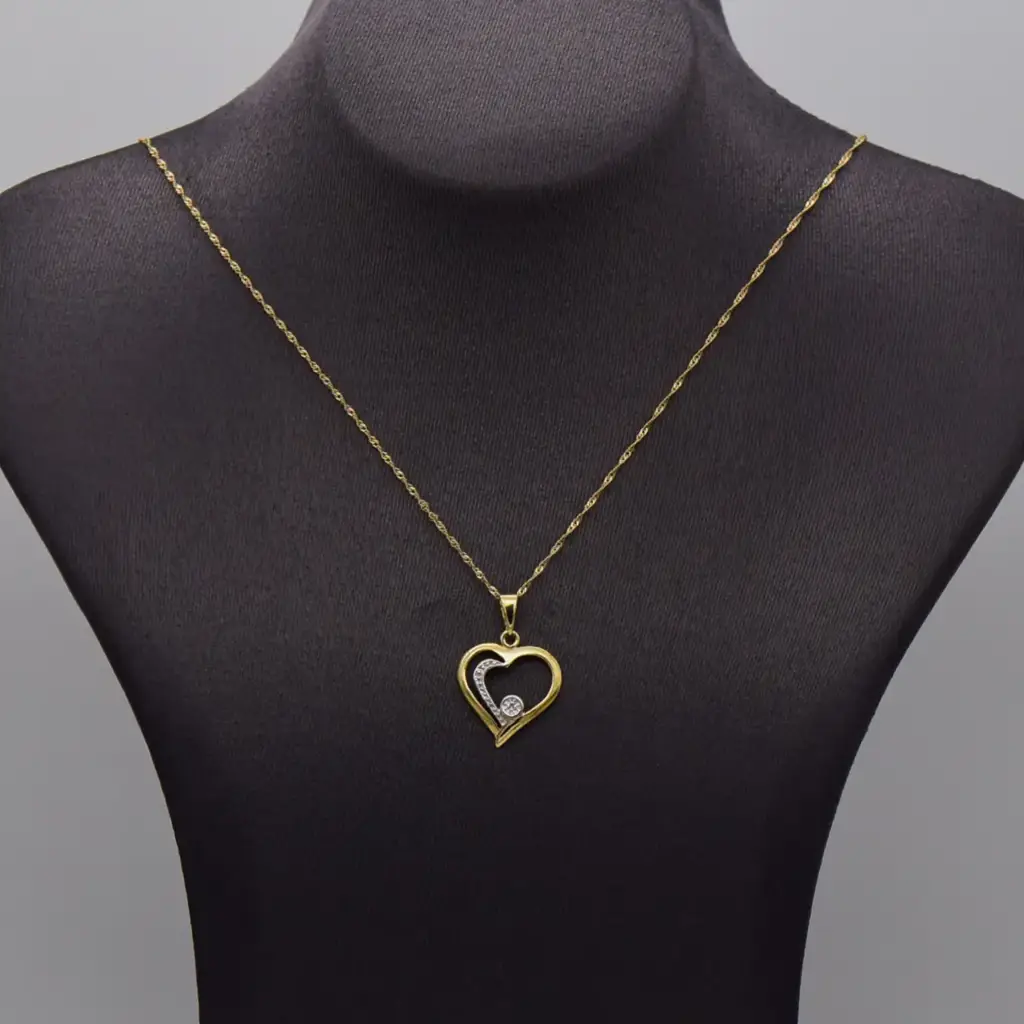 9ct Yellow Gold Chain & Pendant