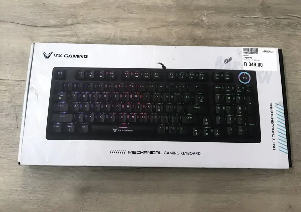 Volkano Vx Gaming Warborn Rgb Tkl Mechanical Keyboard Vx-231-Bk
